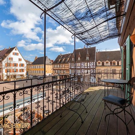 Au Bonheur Des Anges Appartement 2 Chambres Avec Terrasse Colmar Exteriör bild