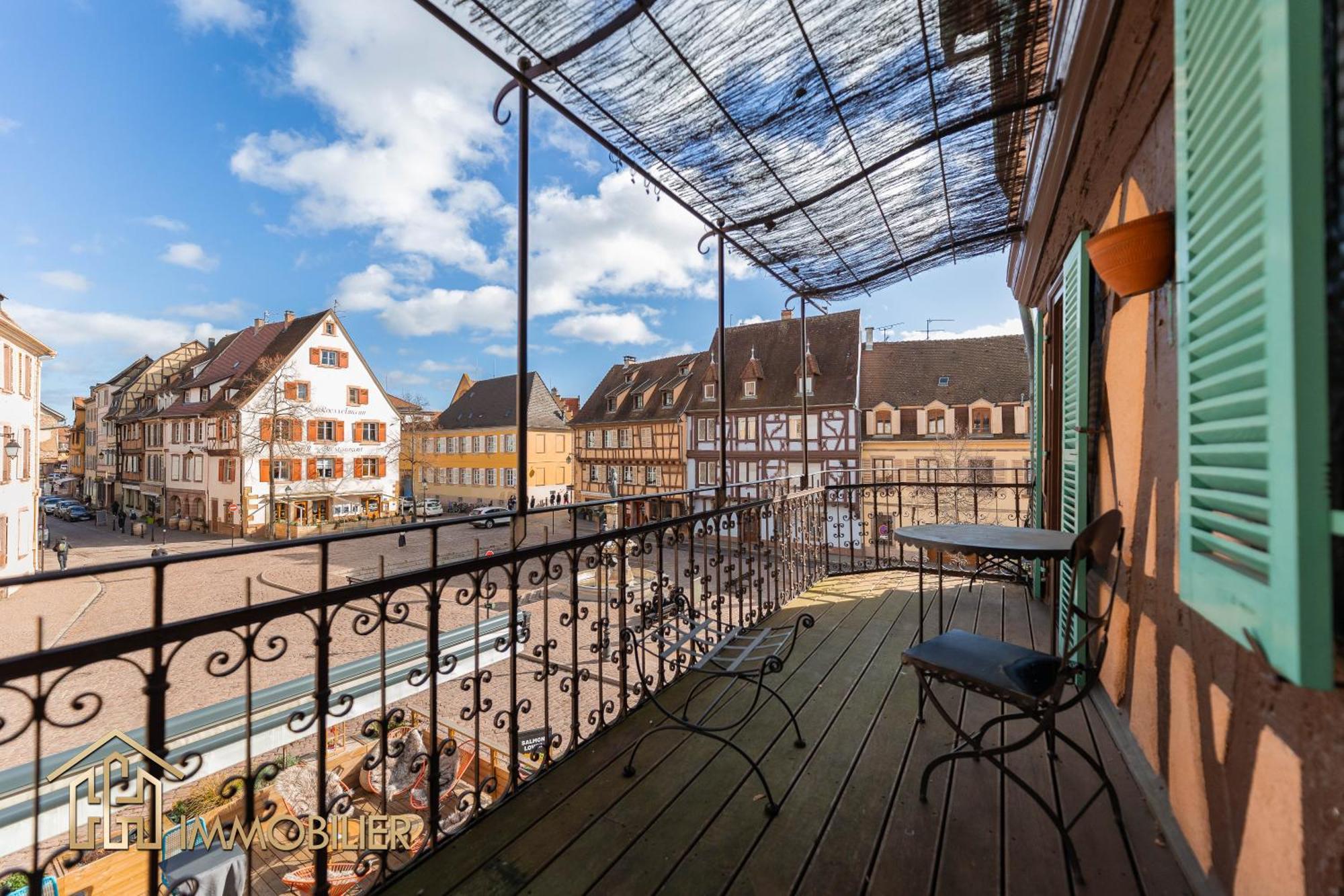 Au Bonheur Des Anges Appartement 2 Chambres Avec Terrasse Colmar Exteriör bild